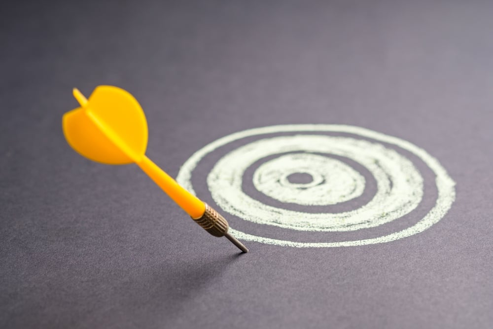 yellow dart missed the target - make sure your marketing isn't missing the mark